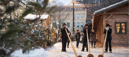 Auf dem Weihnachtsmarkt