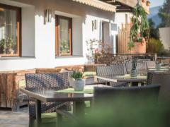 Outdoor area with tables