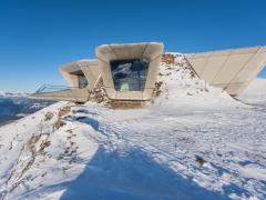 Il Messner Mountain Museum Corones in inverno